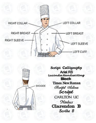 Kids Traditional Chef Jacket - Black - Straight Collar