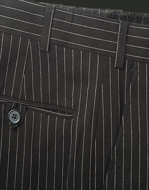 Men's Dress Pants - Black Pinstripe or Blue Pinstripe Chefs-Hat Inc. Men's Dress Pants - Black Pinstripe or Blue Pinstripe Chefs-Hat Inc.