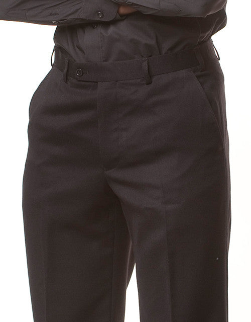 Men's Dress Pants - Black Chefs-Hat Inc. Men's Dress Pants - Black Chefs-Hat Inc.